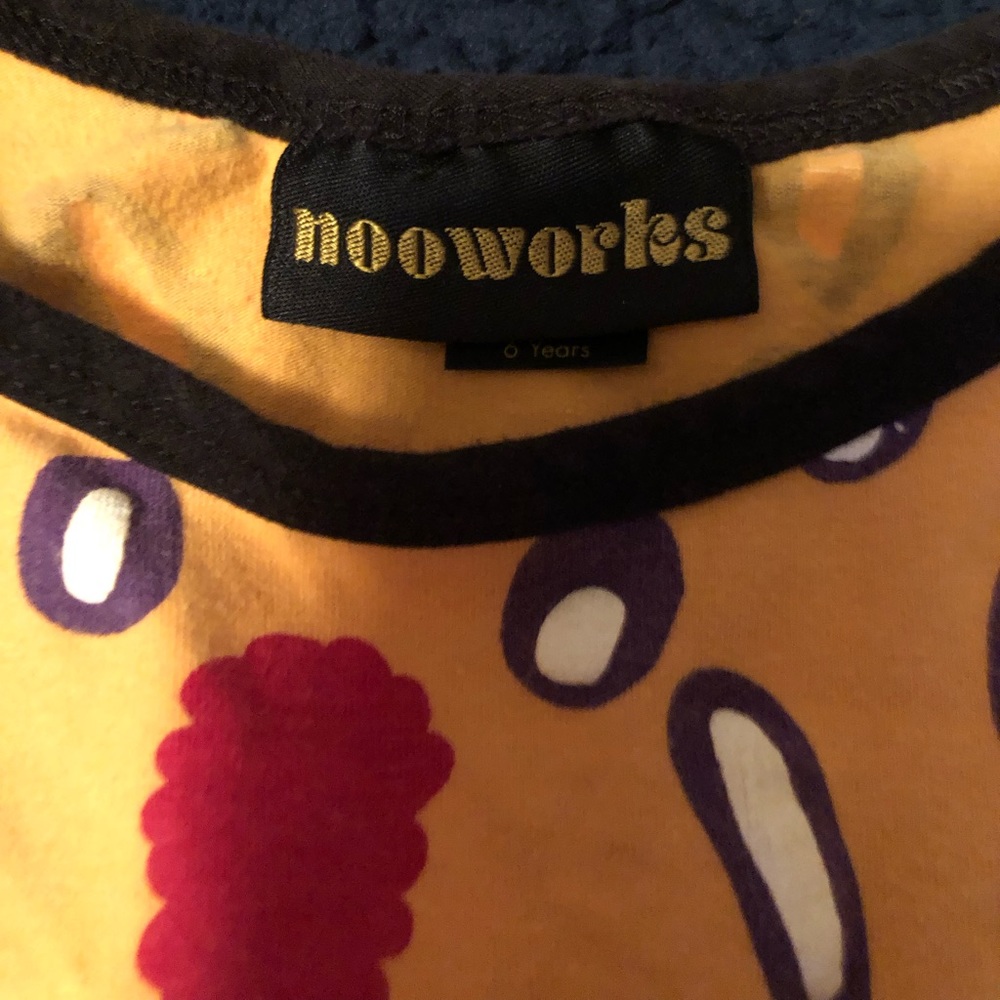 Nooworks Raspberry Dress Girl Sz 6 Years